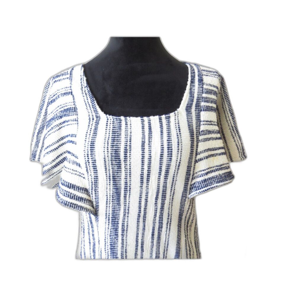 Anthropologie Akemi + Kin Jovanie Coastal Flutter Dress Boho XSP EUC - Picture 3 of 9
